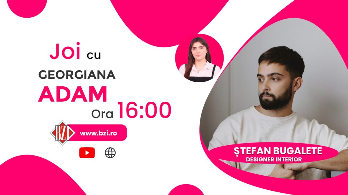 Creativitate îmbinată cu tehnică! Designerul de interior și arhitectul Ștefan Bugalete povestește pentru BZI LIVE despre echilibrul necesar în amenajarea căminului