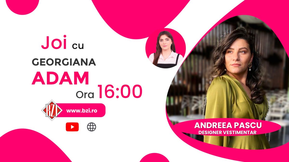 De la pasiune la propriul brand vestimentar! Despre modă, succes, pete de culoare și concepte împreună cu Andreea Pascu într-un interviu BZI LIVE.