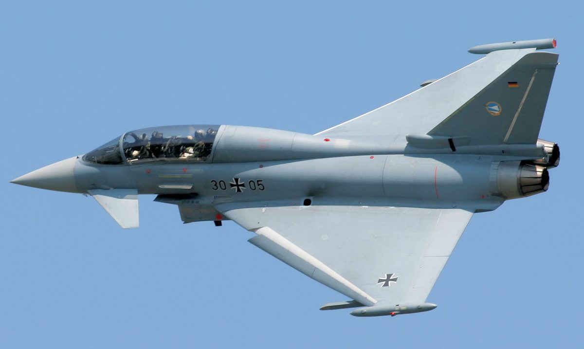 Germania a trimis trei avioane Eurofighter în România, pentru poliția aeriană
