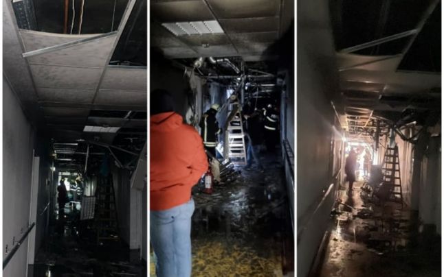 Primele imagini din interiorul Spitalului Judeţean Suceava după incendiu. Sute de persoane au fost evacuate – FOTO, VIDEO