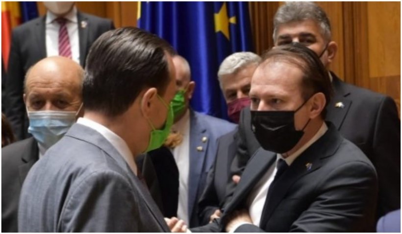 Jigniri după încheierea ședinței solemne din Parlament. Ludovic Orban: „Băi nesimțitule, de ce nu mi-ai dat și mie cuvântul”