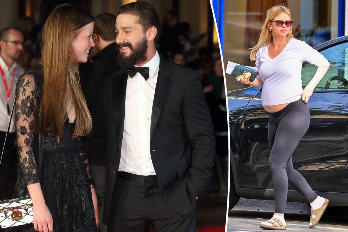 Shia LeBeouf va deveni tată pentru prima oară. Mia Goth a fost surprinsă cu burtica la vedere