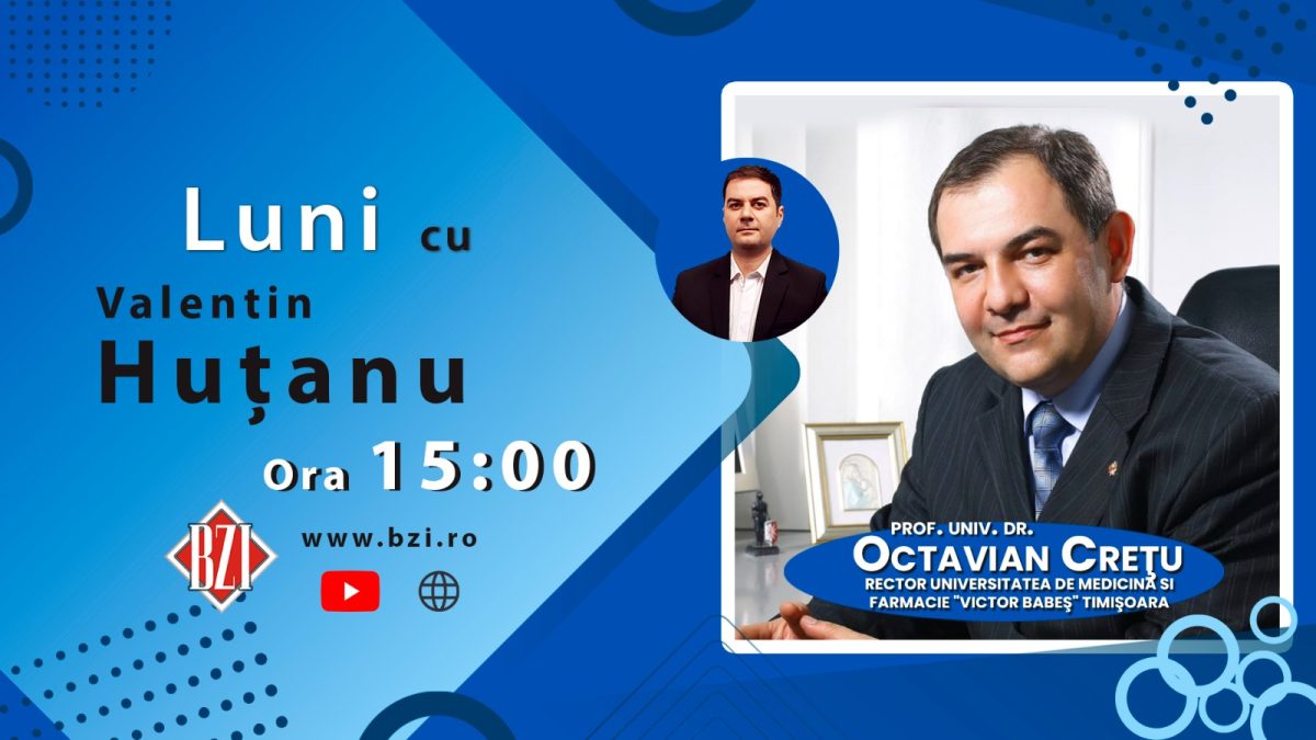 TOP ACADEMIC MEDICAL! O nouă ediţie exclusivistă BZI LIVE de impact naţional ce-i are în prim-plan pe marii oficiali ai instituţiilor de învăţământ superior alături de prof. univ. dr. Octavian Crețu, rector Universitatea de Medicină şi Farmacie ”Victor Babeş” din Timişoara