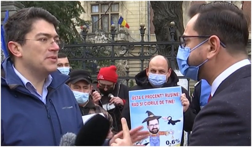 Protest la Ministerul Agriculturii din cauza diminuării subvenţiei
