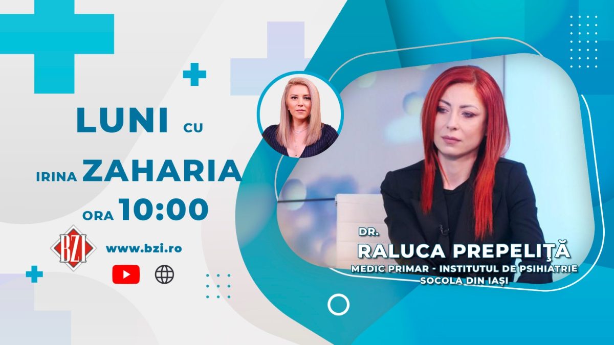 Dr. Raluca Prepeliță, medic primar psihiatru, Institutul de Psihiatrie Socola Iași discută în emisiunea BZI LIVE despre Alzheimer, o boală periculoasă ce se instalează în timp