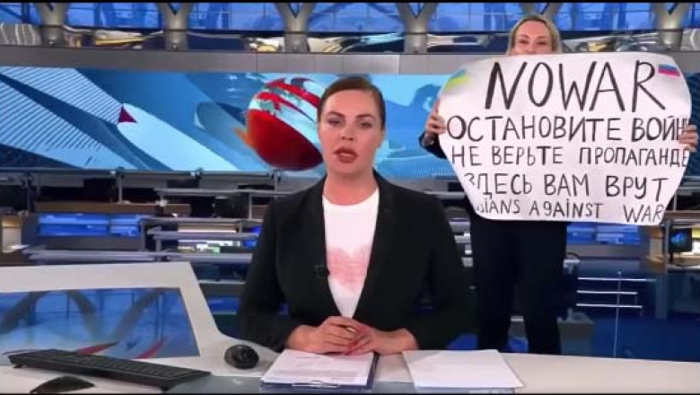Jurnalista Marina Ovsiannikova a fost eliberată. Interogarea femeii a durat 14 ore