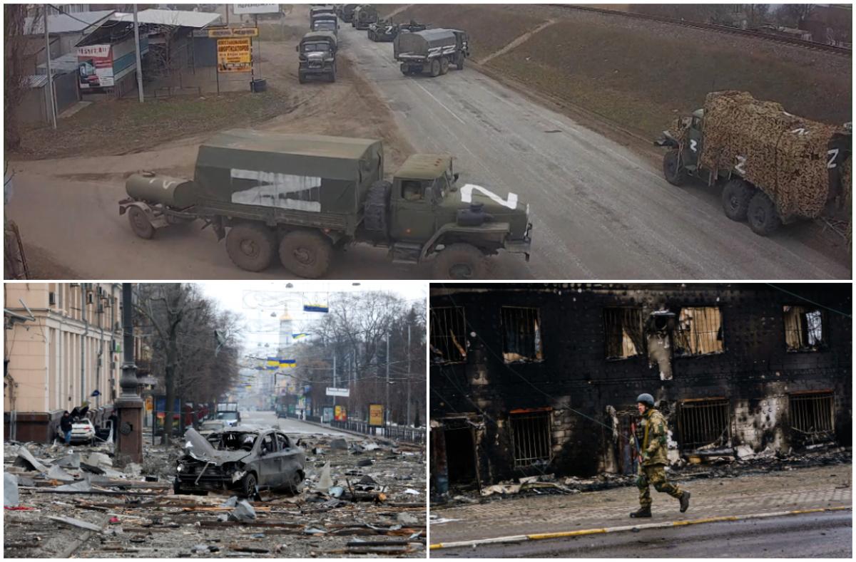 Se dau lupte grele pe fronturile din Ucraina. Bombardamentele au distrus Consulatul Sloveniei din Harkov