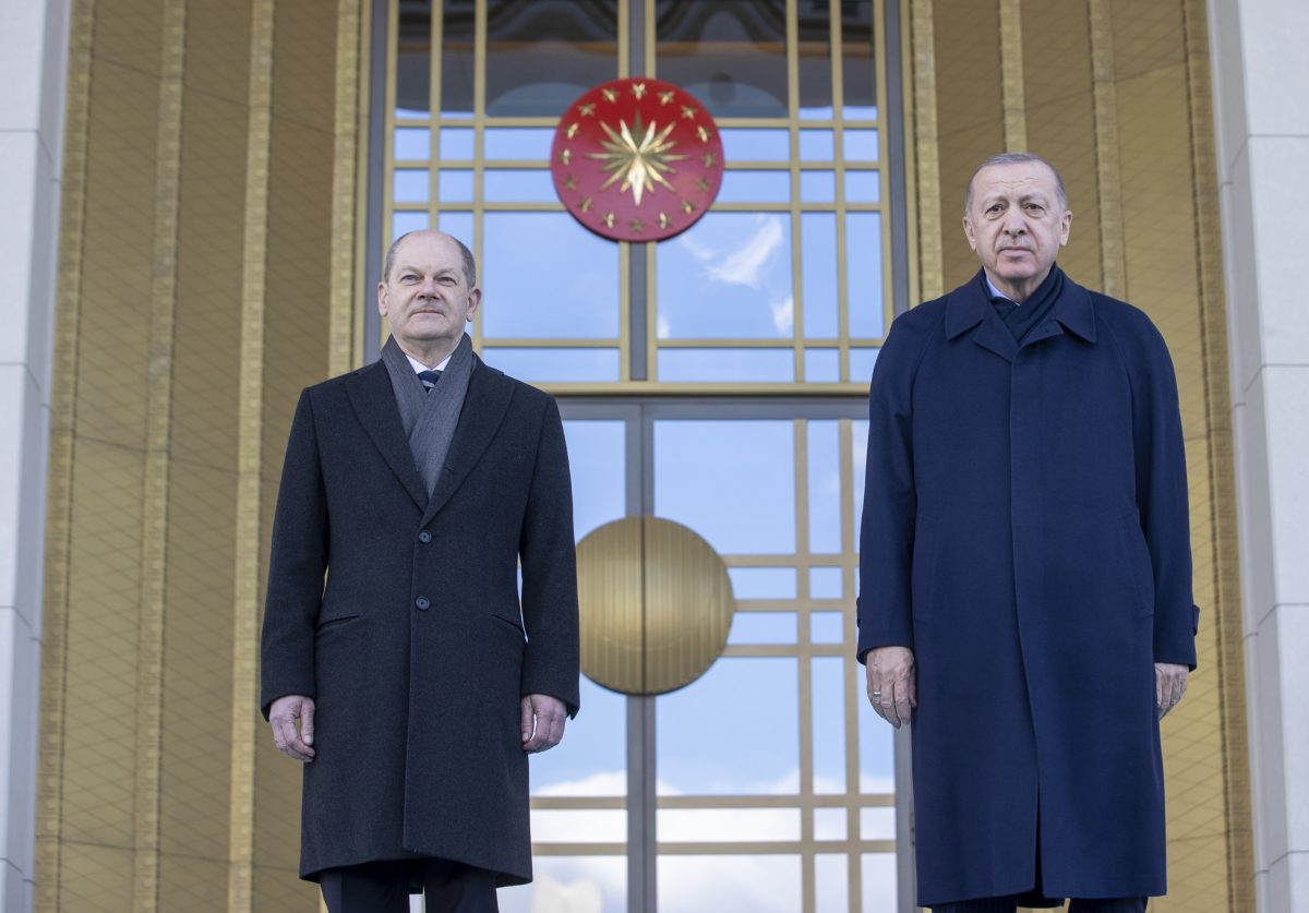 Cancelarul german Olaf Scholz şi preşedintele turc Recep Tayyip Erdogan, apel comun la încetarea focului în Ucraina