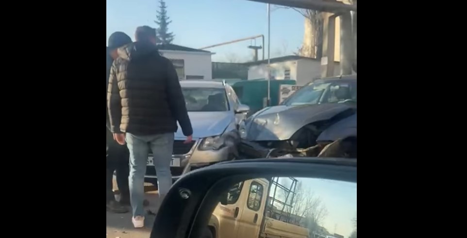 Accident rutier in zona Bularga din municipiul Iași- FOTO, VIDEO