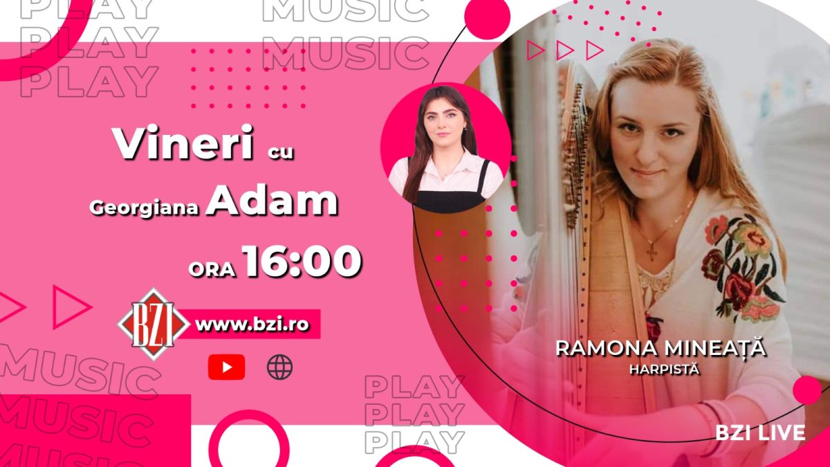 Harpa, un instrument rafinat și grațios. Ramona Mineață, harpistă, povestește pentru BZI LIVE despre diferența dintre harpa celtică și harpa clasică