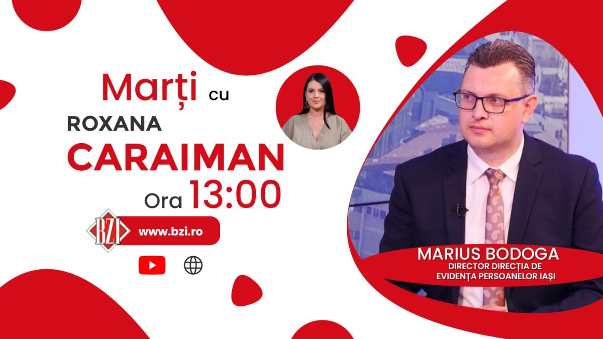 Aspecte importante despre cărțile de identitate și documentele de stare civilă! Marius Bodoga, directorul DLEP Iași, revine cu noutăți la BZI LIVE