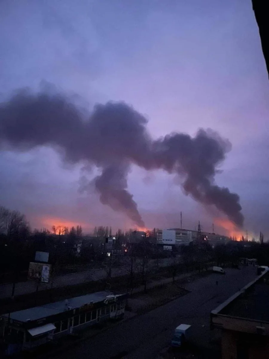 O rachetă a lovit un depozit de combustibil din Lugansk – Video