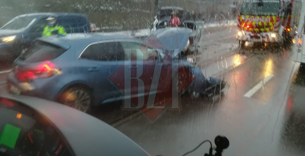 Accident rutier în Bucșinescu, municipiul Iași! Două mașini au fost implicate – EXCLUSIV