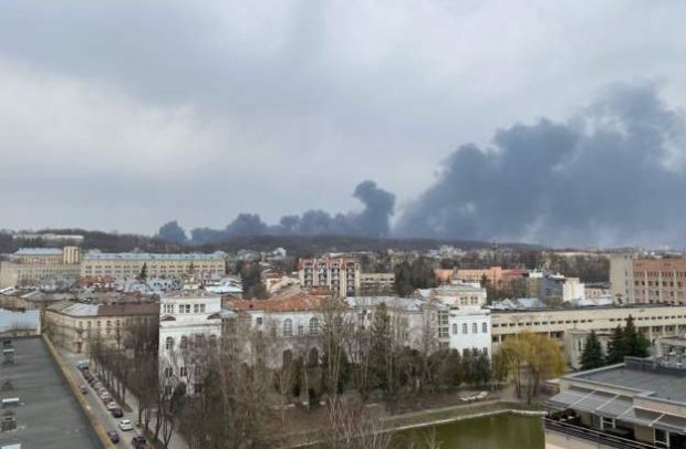 Rușii au bombardat la Liov, aproape de granița cu Polonia, în timpul vizitei lui Joe Biden