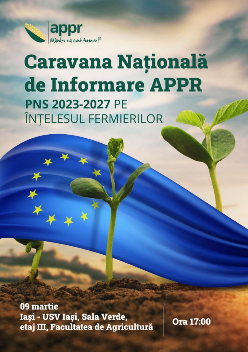 Caravana Națională de Informare și Campionatul Național de Fotbal al Fermierilor,  la USV Iași