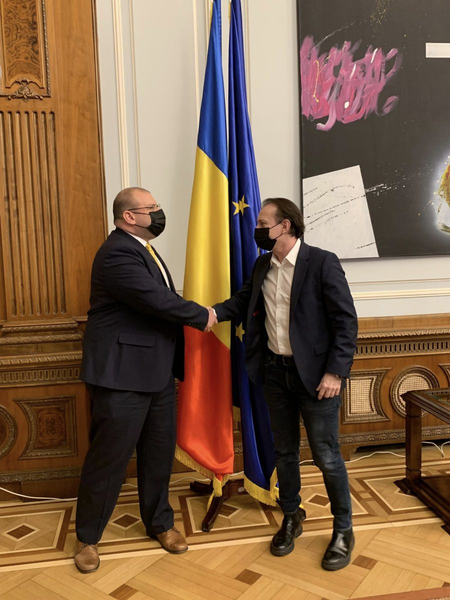 Florin Cîțu, discuție cu Ambasada SUA la București, despre energie, reforma justiţiei şi securitatea regională