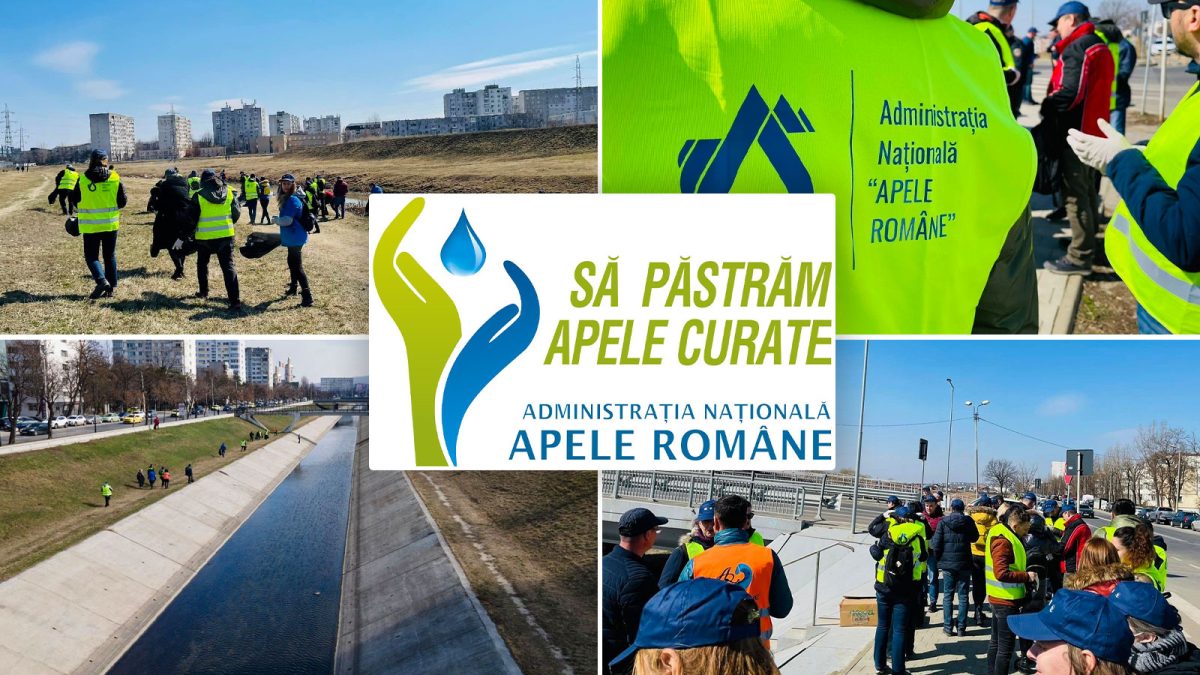 Lucrări de igienizare la Iași, de Ziua Mondială a Apei: „Să păstrăm apele curate”