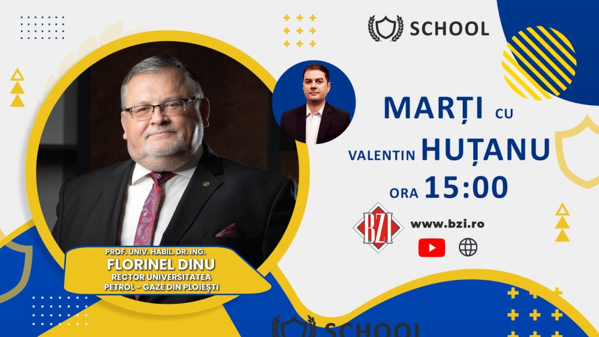 Ediție-dialog BZI LIVE de utilitate naţională, plină de informaţii şi detalii speciale alături de prof. univ. dr. habil. ing. Florinel Dinu, unul din ”Seniorii Petrolului Românesc”, rector al Universităţii Petrol – Gaze din Ploieşti