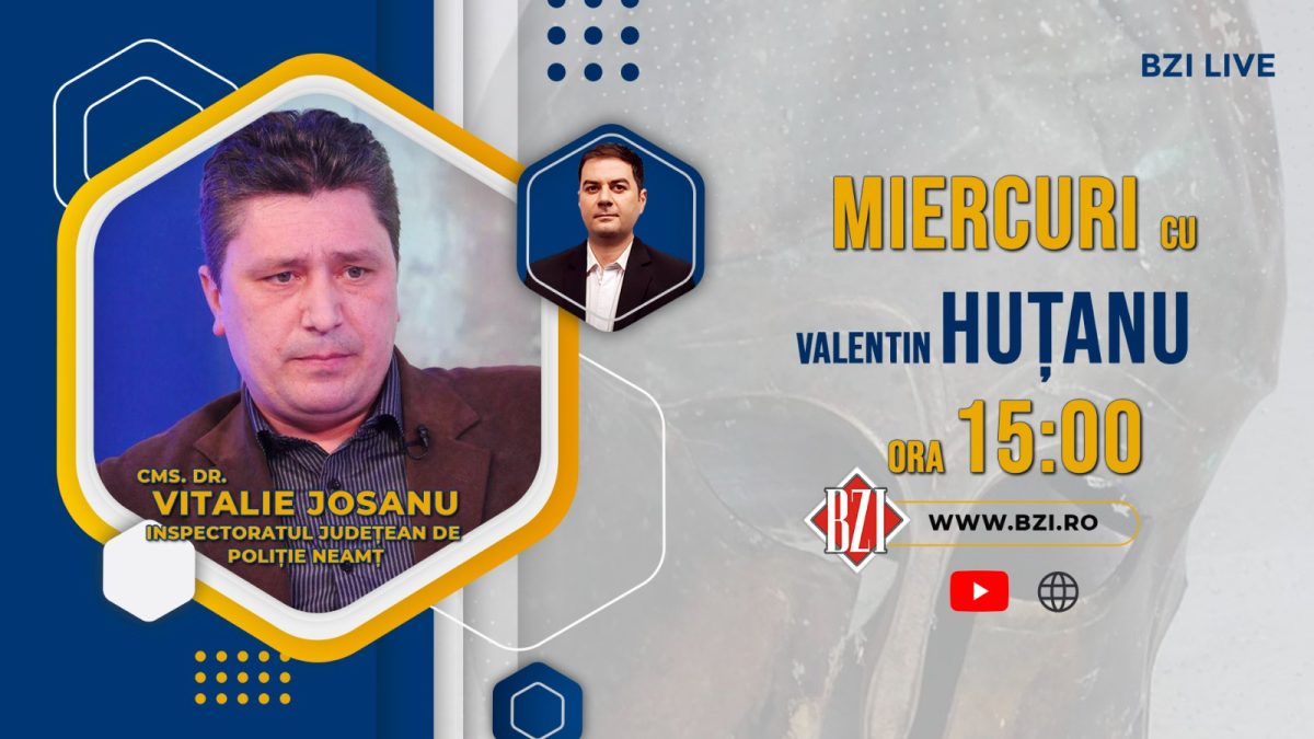 Ediţie BZI LIVE despre descoperiri care au marcat întreaga Românie, noul Cod al patrimoniului istoric şi cultural alături de comisar dr. Vitalie Josanu, de la IPJ Neamț