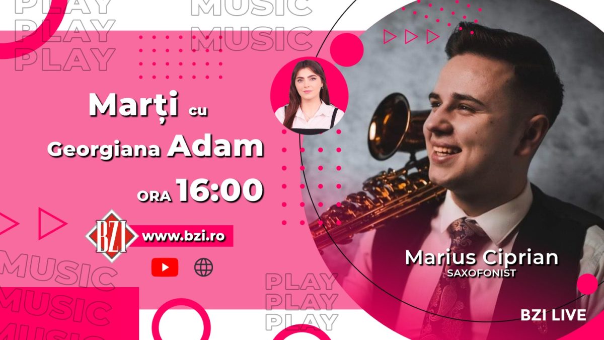 Saxofonistul Marius Ciprian visează spre marile scene ale lumii! El povestește pentru BZI LIVE despre lumea instrumentiștilor