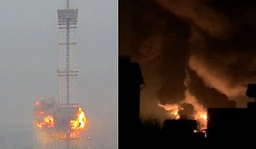 Explozie devastatoare în orașul Chuguev, de lângă Harkov – VIDEO