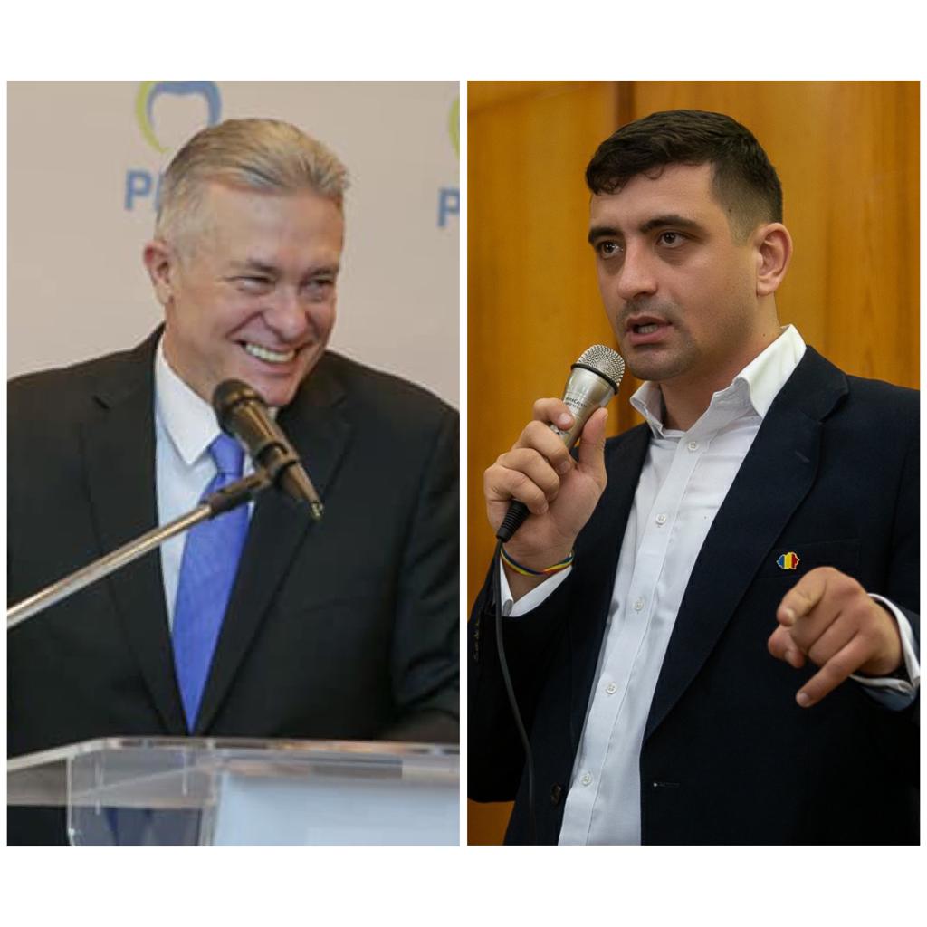 George Simion și Cristian Diaconescu au bătut palma pentru colaborarea sau fuziunea dintre AUR și PMP – VIDEO