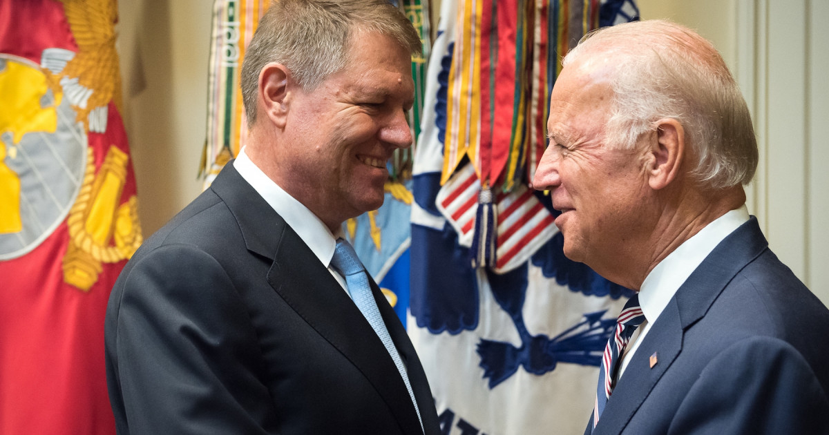 Klaus Iohannis se va întâlni cu Joe Biden săptămâna viitoare