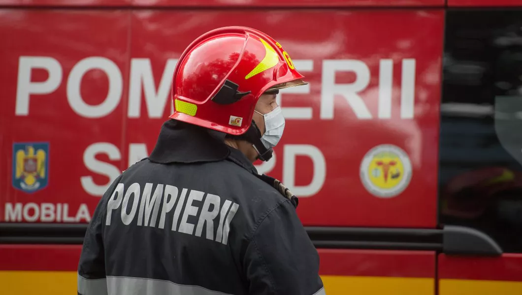Un alt incendiu de vegetație uscată a izbucnit în județul Iași