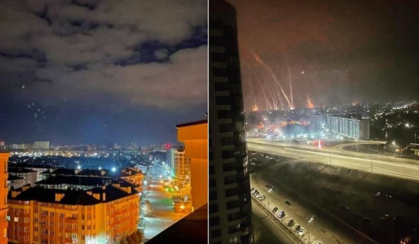 Încă o seară dureroasă pentru Ucraina. Explozie în apropiere de Gara din Kiev – VIDEO