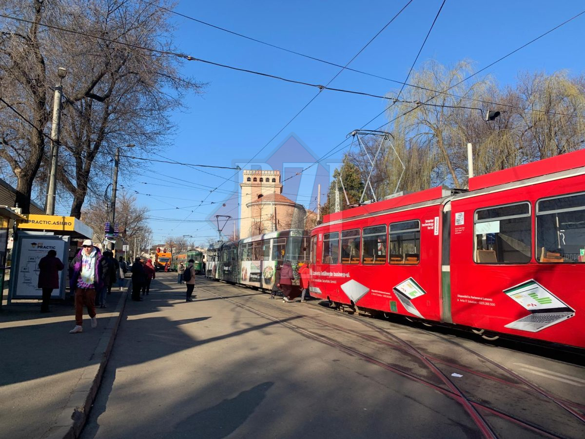 Un tramvai s-a defectat în zona Tg. Cucu din Iași – FOTO/UPDATE