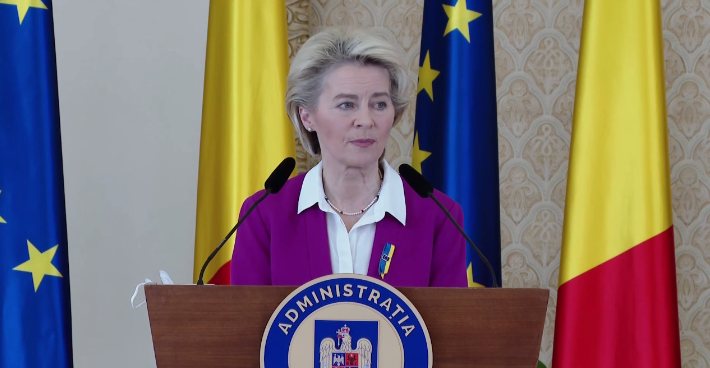 Ursula von der Leyen, la Palatul Cotroceni: „Căutăm soluții” – LIVE VIDEO