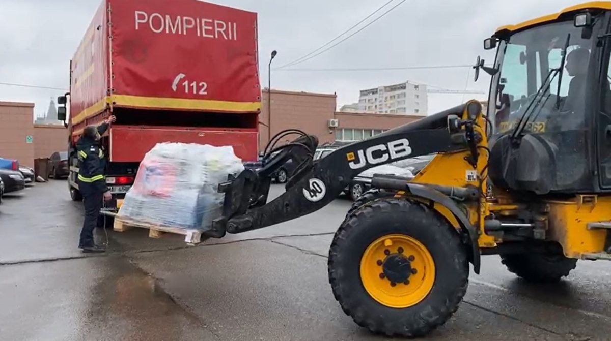 Ajutoarele pentru refugiații ucraineni, mutate din corturile Primăriei Iași – VIDEO