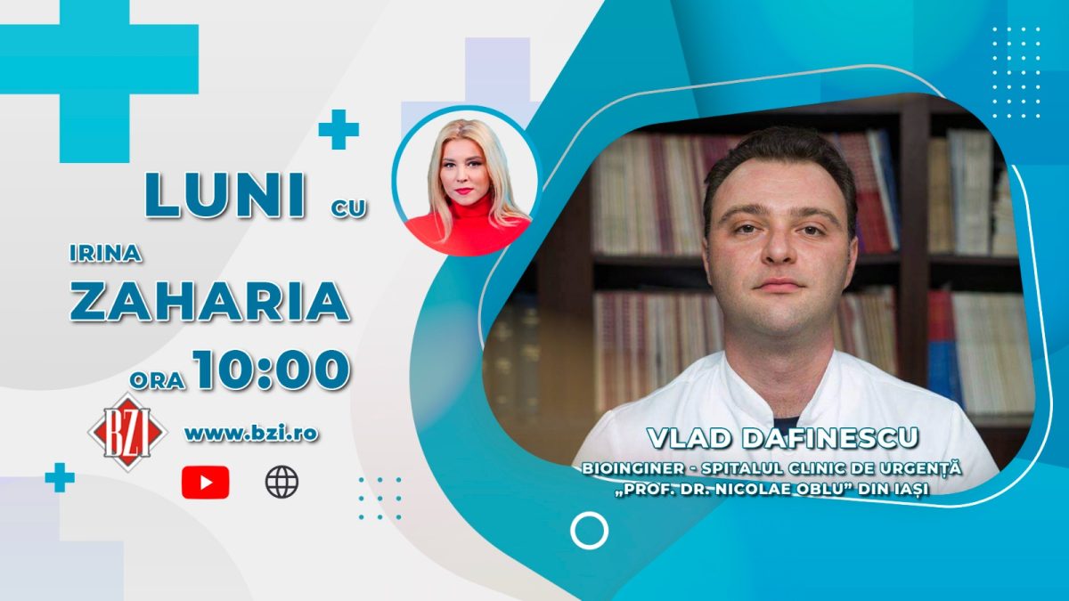Bioinginerul Vlad Dafinescu, Spitalul de Neurochirurgie ” N. Oblu” Iași, vine în platoul BZI LIVE să discute despre importanța echipei medicale în intervențiile neurologice și neurochirurgicale