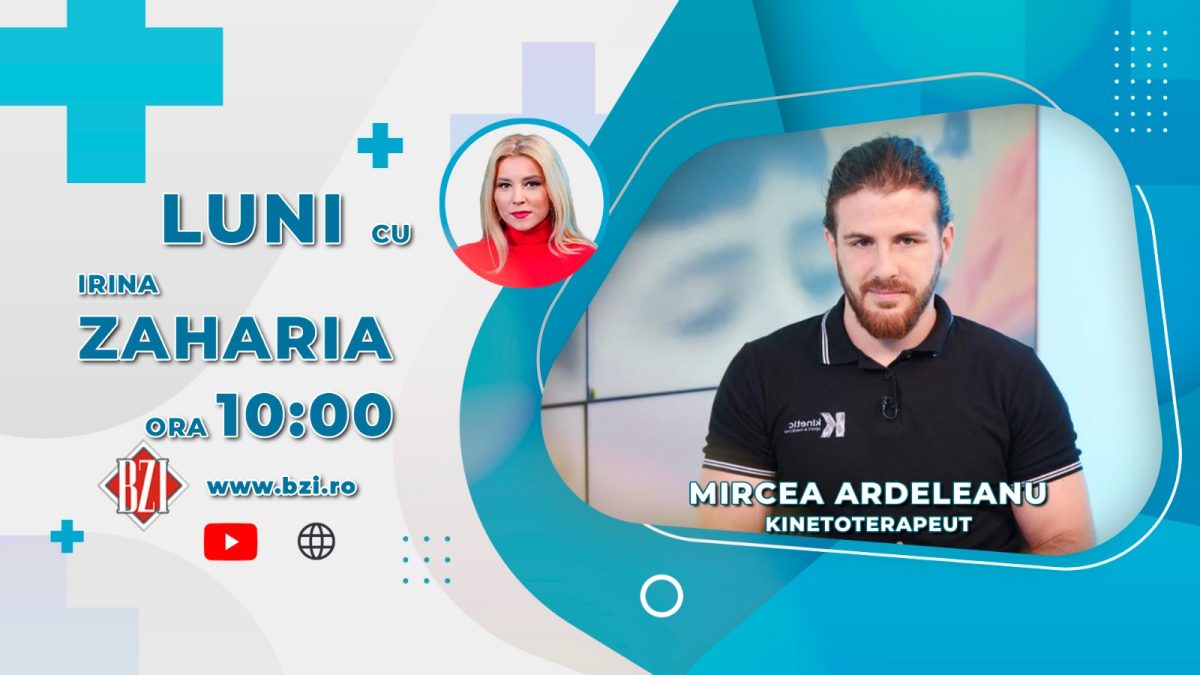 Kinetoterapeutul Mircea Ardeleanu, Clinica Kinetic, discută în platoul BZI LIVE despre afecțiunile întâlnite la copii, recuperarea acestora prin kinetoterapie și despre riscurile greutății din ghiozdanele elevilor