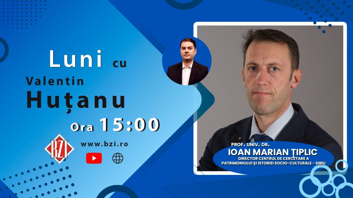 Dosarele Istoriei! Ediţie BZI LIVE specială dedicată realităţilor medievale timpurii transilvănene, cercetări în cetăţi şi ansambluri ecleziastice din sudul acestui areal alături de prof. univ. dr. habil. Ioan Marin Țiplic (Universitatea „Lucian Blaga” din Sibiu) – director al Centrului de Cercetare a Patrimoniului și Istorie Socio-Culturale