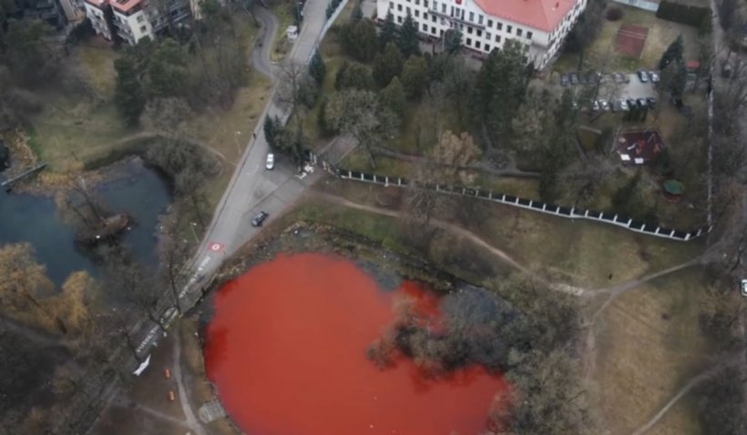 Lac de sânge în fața Ambasadei Rusiei din Lituania – VIDEO