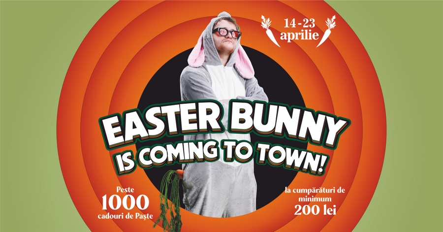 Easter Bunny a venit în Iulius Mall și a pregătit super premii