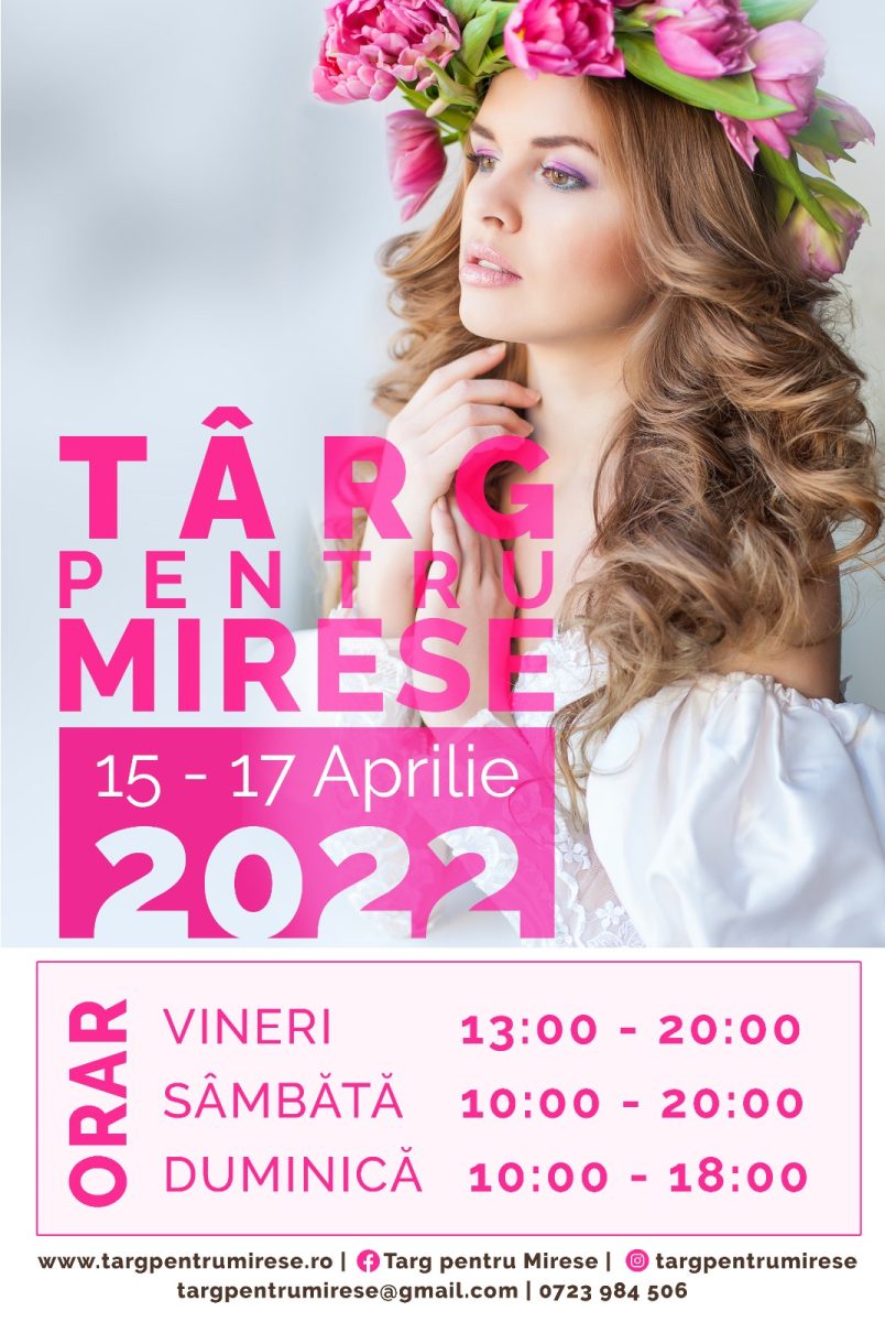 Descoperă cele mai noi tendințe în materie de nunți la „Târg pentru Mirese”, în Iulius Congress Hall!
