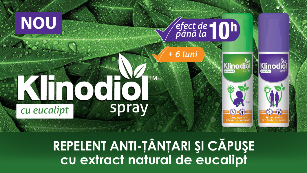 Soluția la îndemâna oricui împotriva tânțarilor și a căpușelor: Klinodiol, spray repelent cu eucalipt
