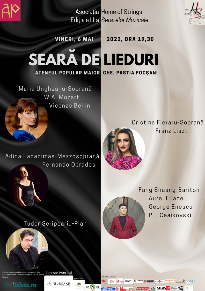 Cea de-a treia Editie a Seratelor Muzicale, organizata la Focsani