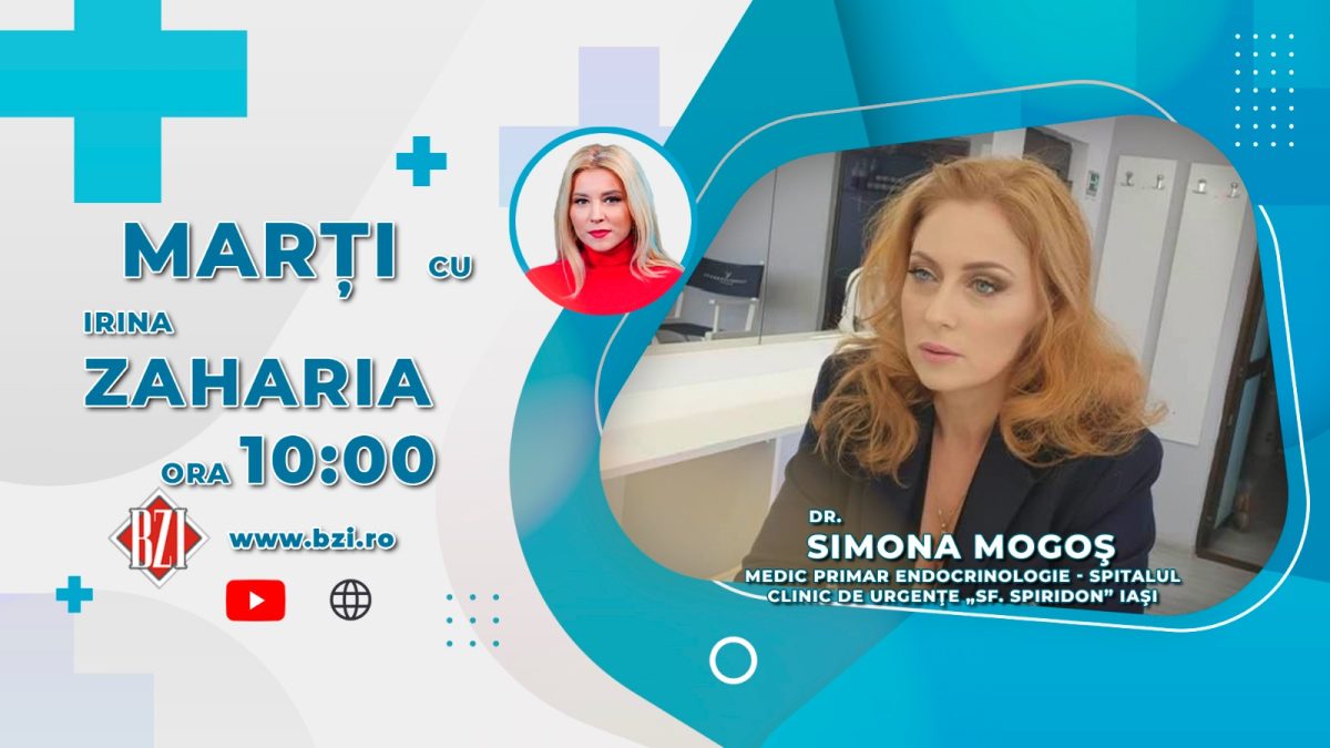 LIVE VIDEO – Dr. Simona Mogoș, medic primar endocrinologie, Spitalul „Sfântul Spiridon” Iași discută in ediția BZI LIVE despre administrarea pastilelor cu iod în cazul unui eveniment nuclear