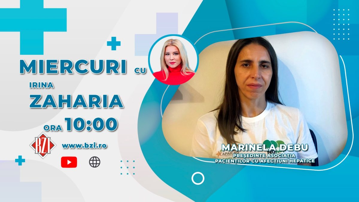 Marinela Debu, președinta Asociației pacienților cu afecțiuni hepatice discută în emisiunea BZI LIVE despre necesitatea programelor de prevenție