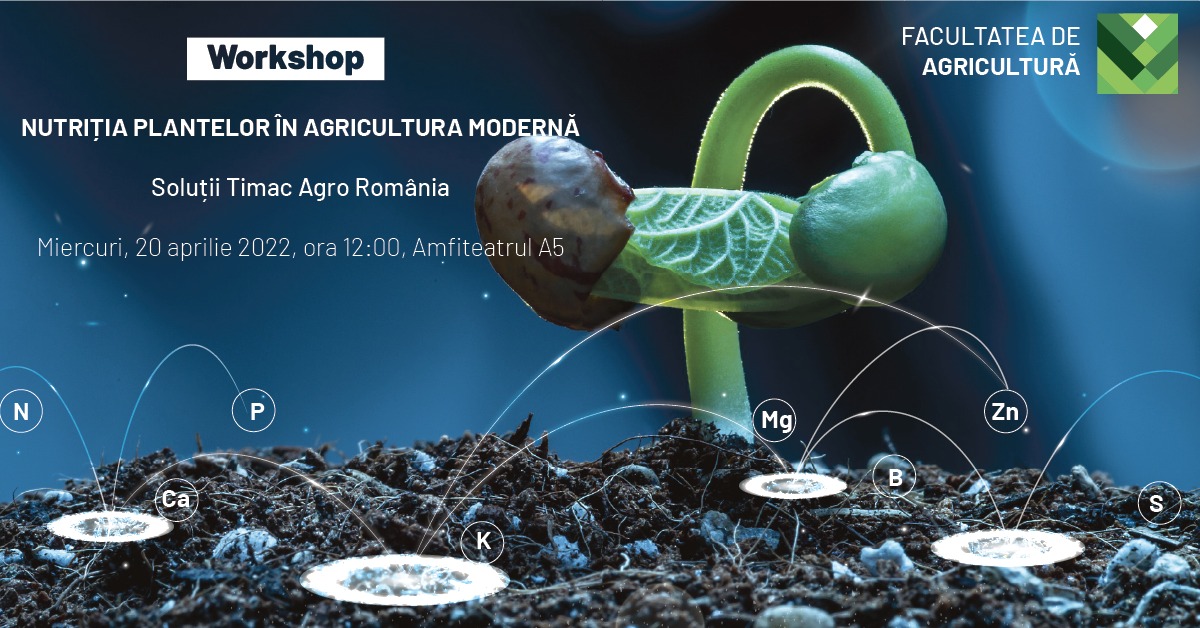 Nutriția plantelor și agricultura modernă, teme de workshop pentru studenții USV Iași 