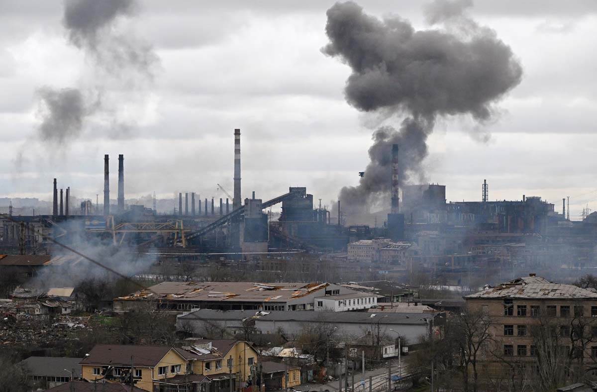 Interiorul oțelăriei Azovstal, ultima redută a orașului ditrus Mariupol – VIDEO