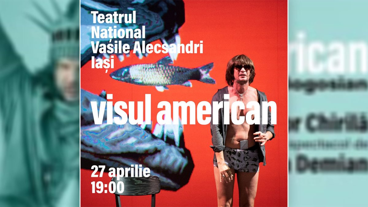 Ieșenii îl vedea astăzi pe one-man show-ul lui Tudor Chirilă. Spectacolul ,,Visul American” va fi la Teatrul Național