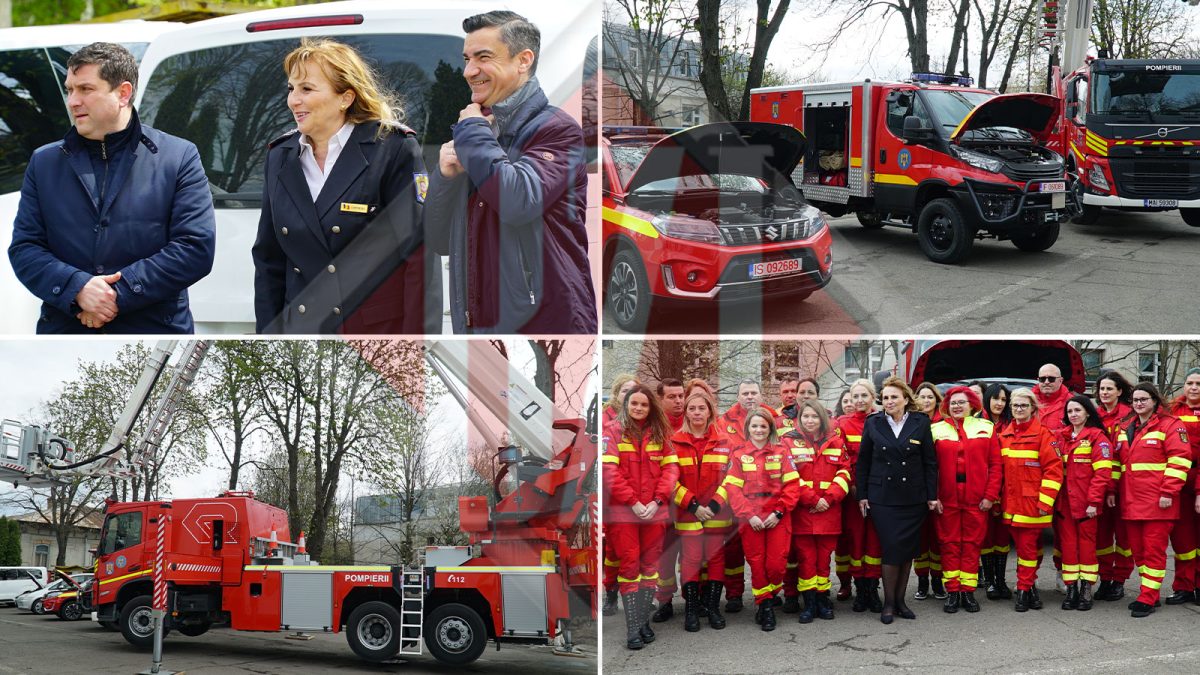 Au fost prezentate și sfințite cele două autospeciale de intervenție din cadru ISU Iași, precum și  o autospecială SMURD – VIDEO