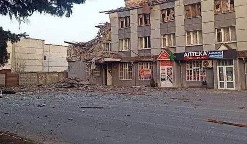 Explozie uriașă în Kreminna, oraș ucrainean ocupat de armata rusă. Autoritățile din Ucraina au transmis că nu există supraviețuitori