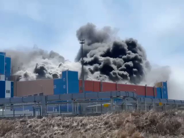 Incendiu puternic la o centrală termoelectrică de pe insula Sahalin din Rusia