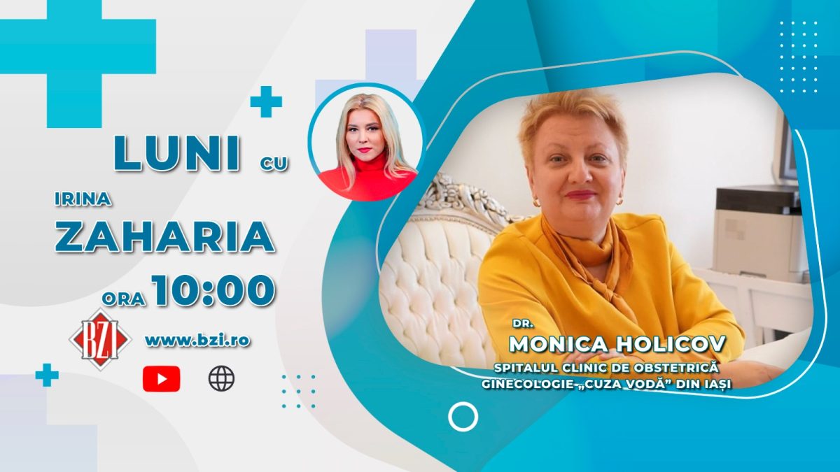 Dr. Monica Holicov, medic primar ginecolog, Maternitatea Cuza Vodă Iași, discută în platoul BZI LIVE despre intersexualitate și hermafroditism