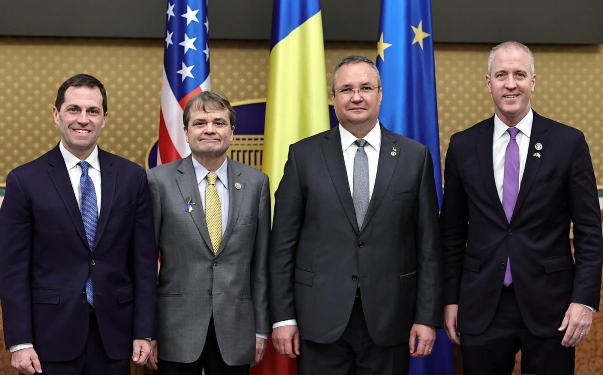 Premierul Nicolae Ciucă, întrevedere cu parlamentari americani